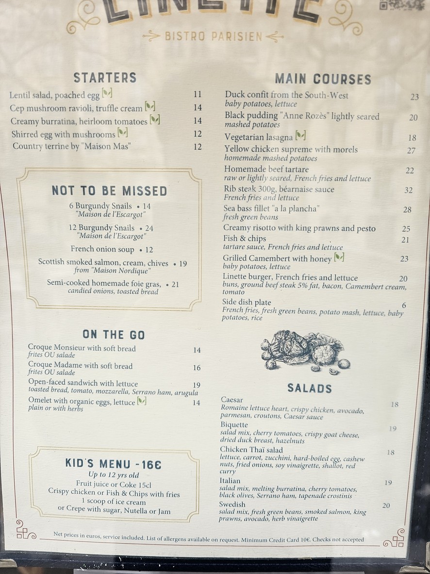 Linette menu 1