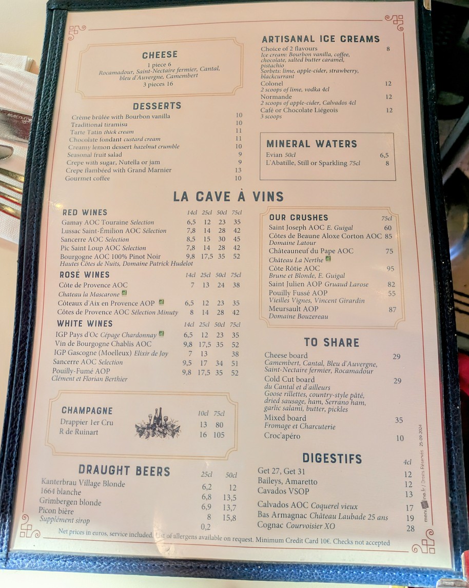 Linette menu 2