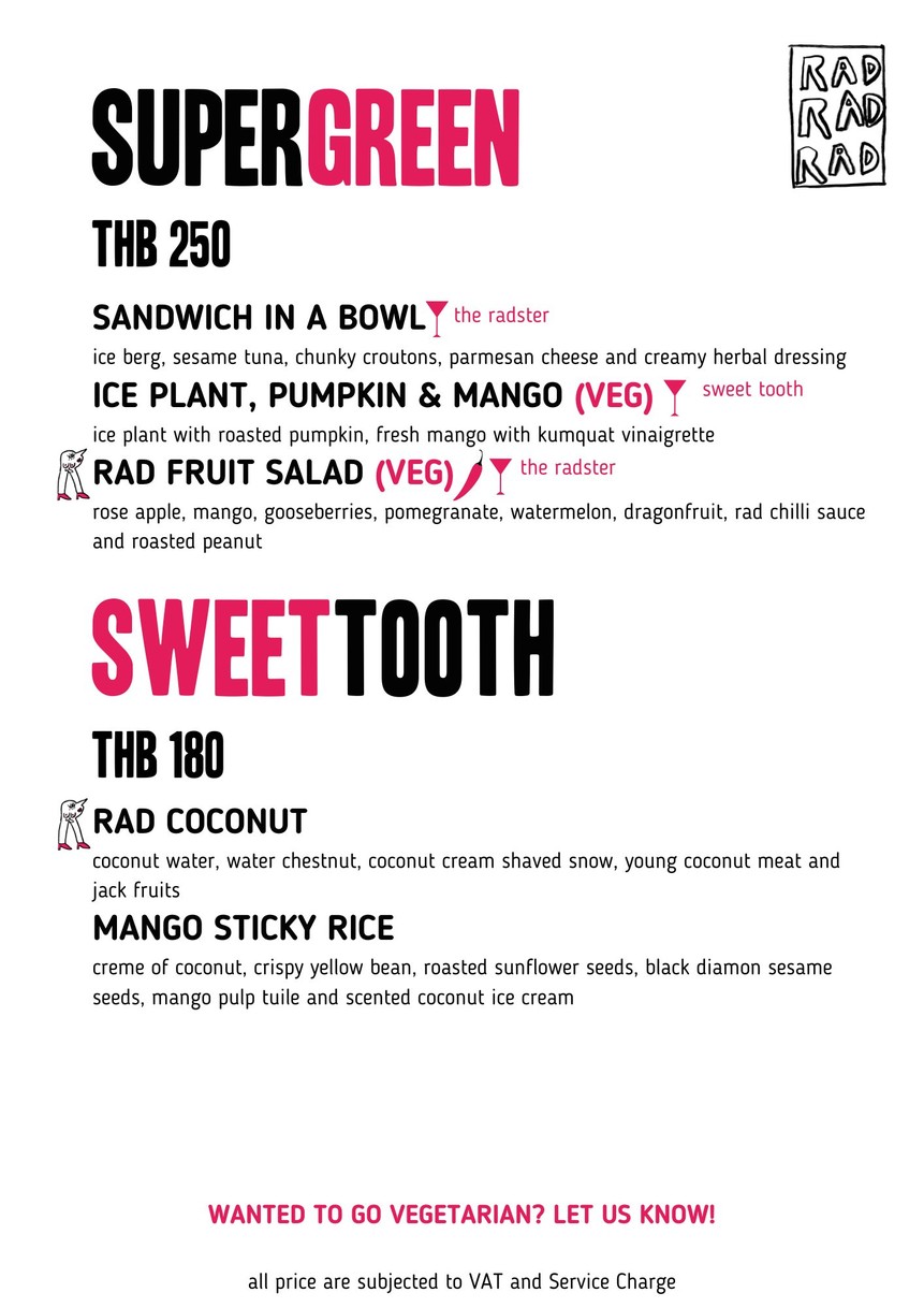 Rad Streets menu 4