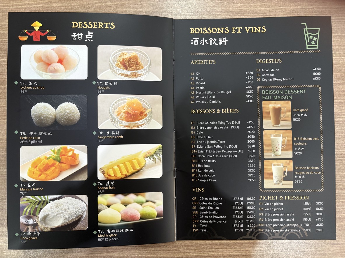 Phô Vincennes menu 4