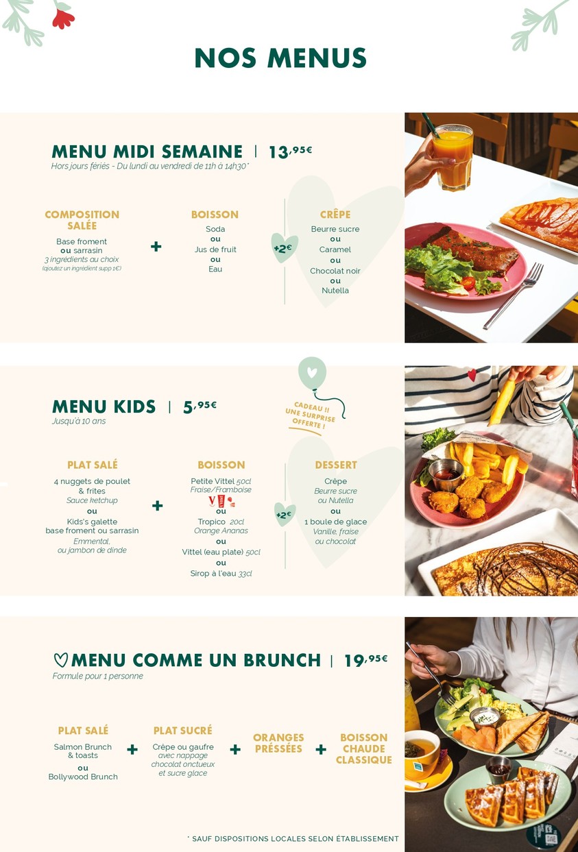 Crepe Touch Qwartz Villeneuve-la-Garenne menu 1
