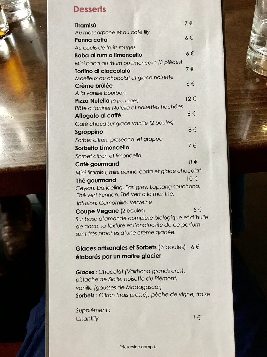 Canaletto Caffè menu 3