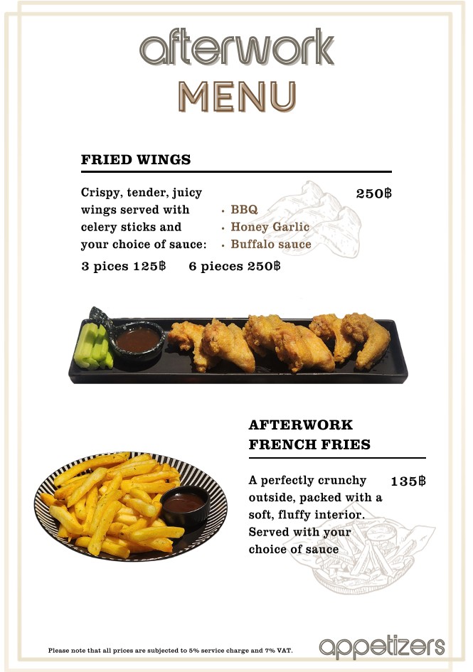 Afterwork Bar & Bistro menu 2