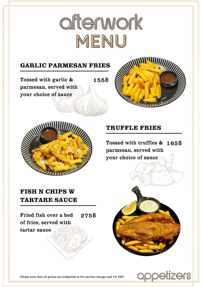 Afterwork Bar & Bistro menu 3