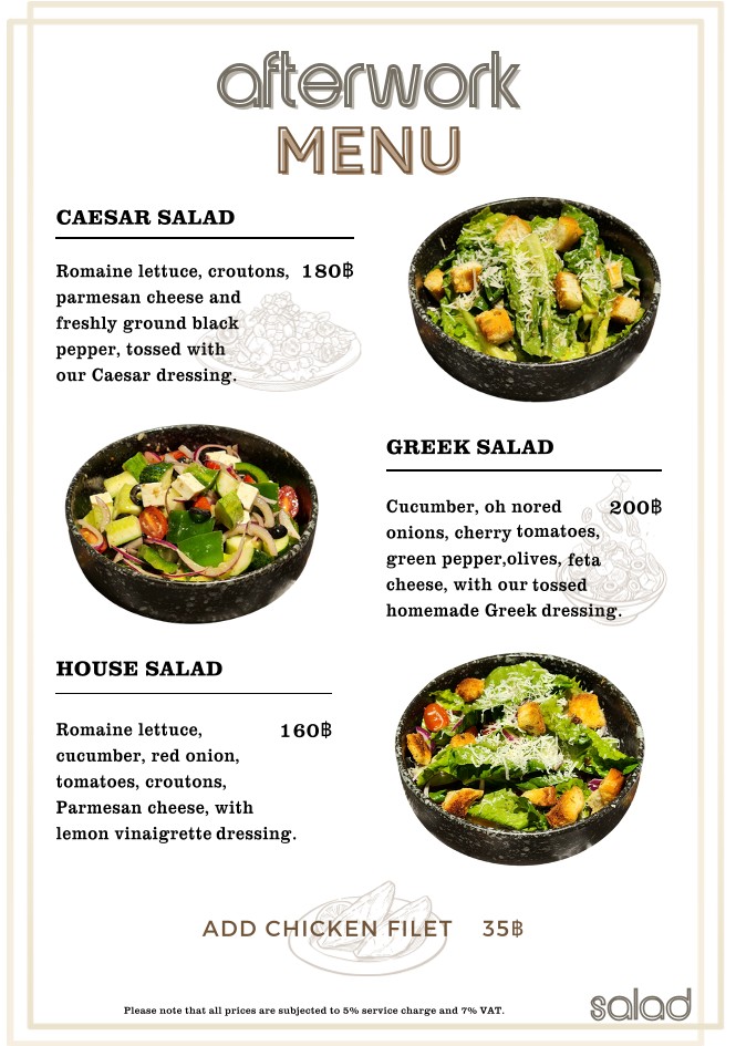 Afterwork Bar & Bistro menu 4