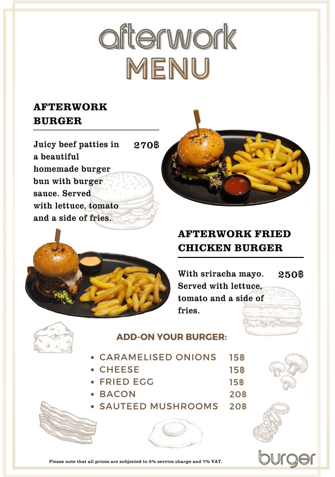 Afterwork Bar & Bistro menu 5