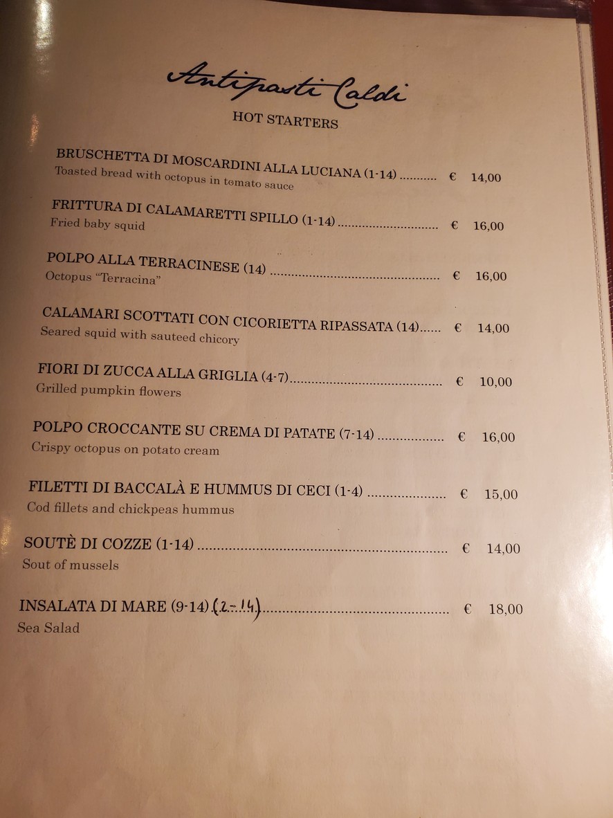 Assuntina menu 1