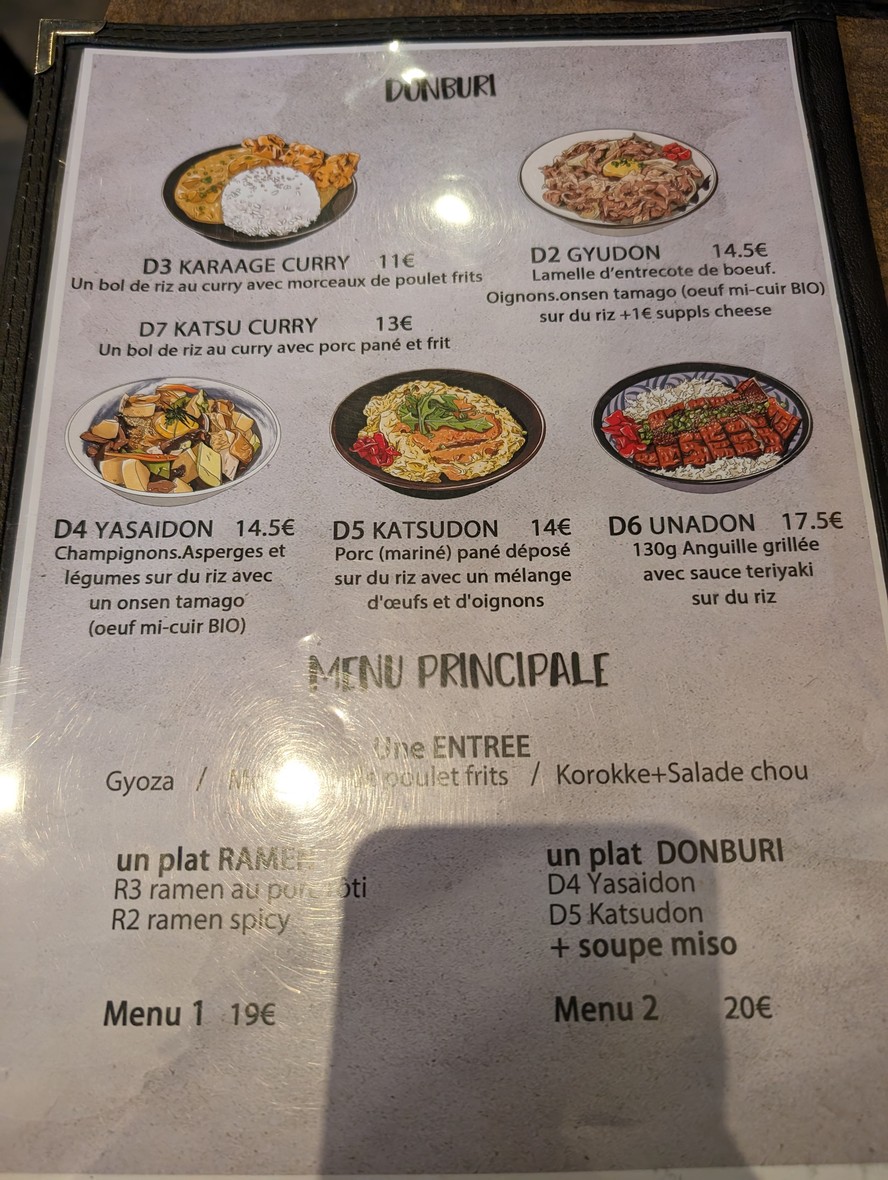 Y-izakaya menu 2