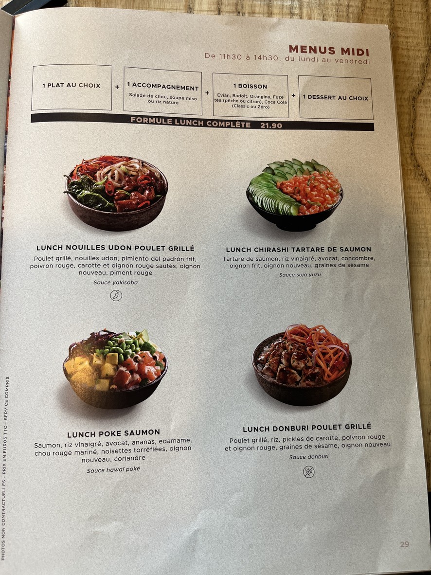 Côté Sushi Asnières-sur-Seine menu 9