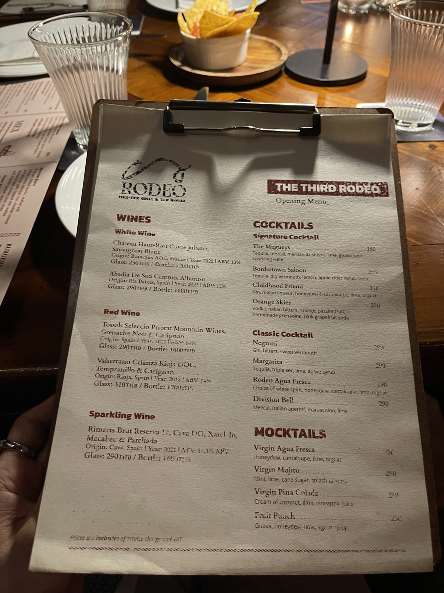 Rodeo Mex-Tex Grill & Tap House menu 3