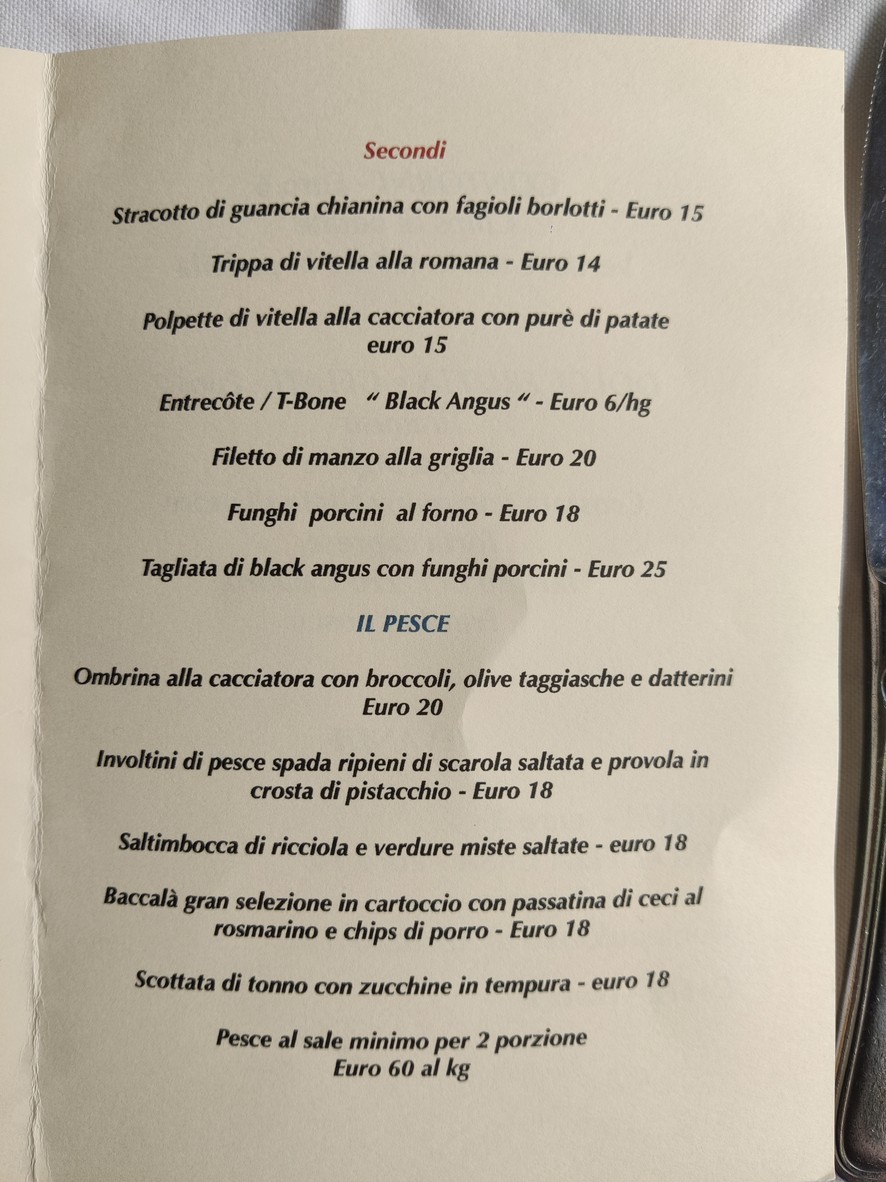 Mamma Angelina menu 2