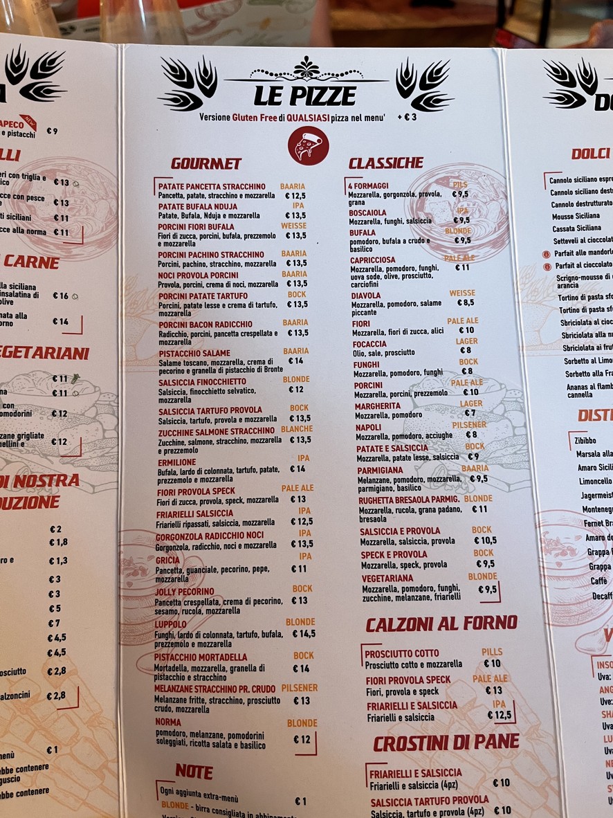 Ristorante Pizzeria Luppolo e Farina menu 3