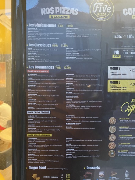 Five Pizza Original - Courbevoie