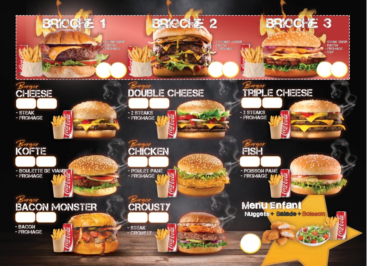 Soleil d'Istanbul menu 3