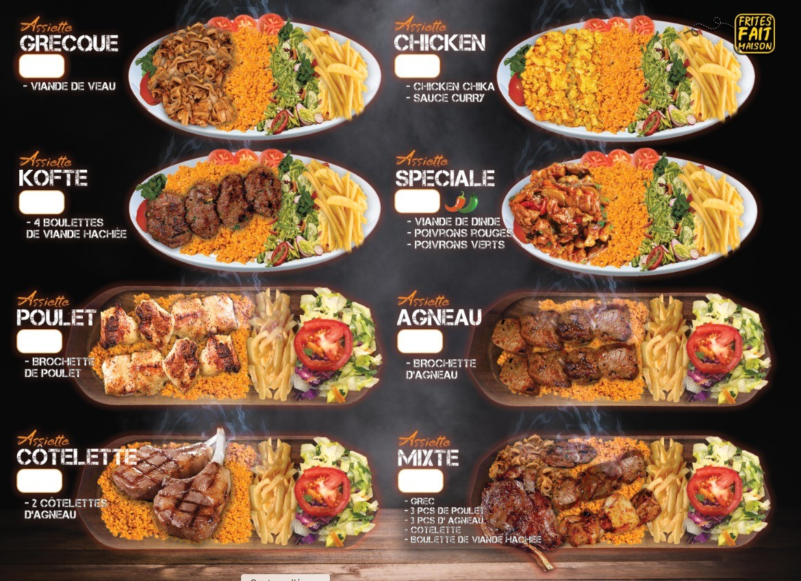 Soleil d'Istanbul menu 4