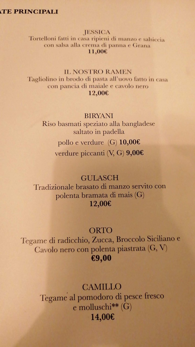 Grandma menu 3