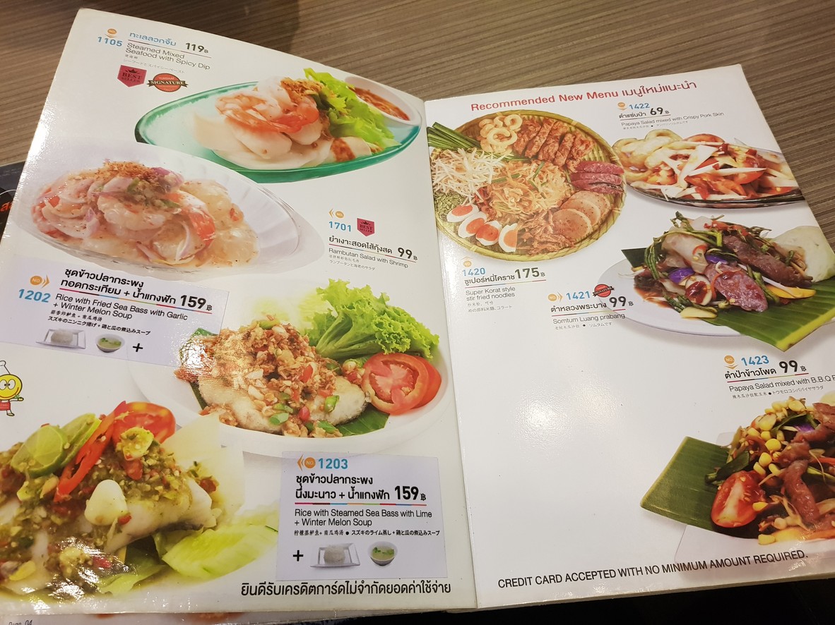 S&P menu 2