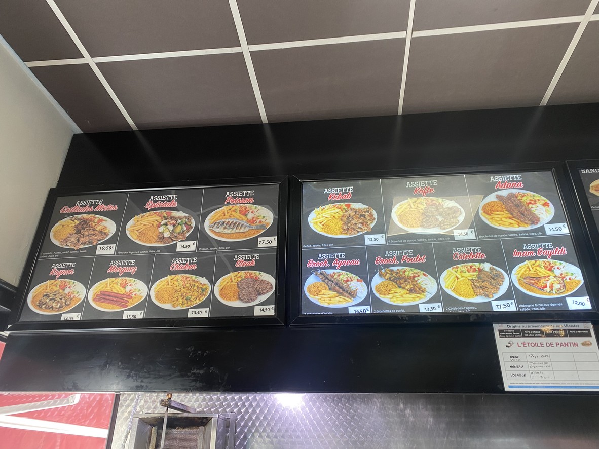 L'Etoile menu 2