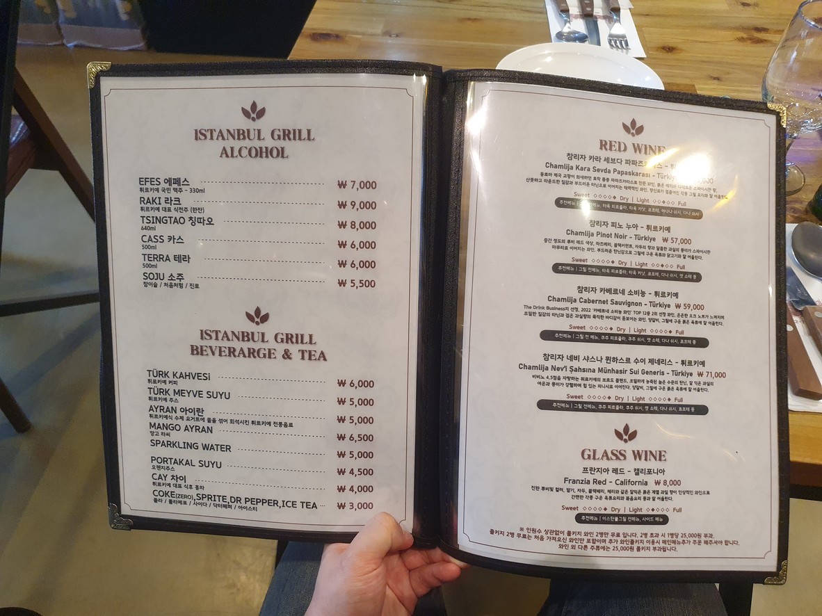 Istanbul Grill menu 1