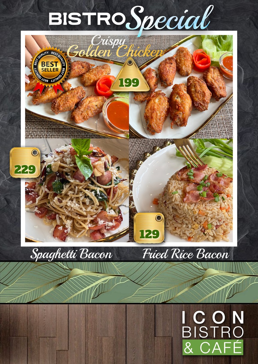 ICON BISTRO & CAFÉ menu 1