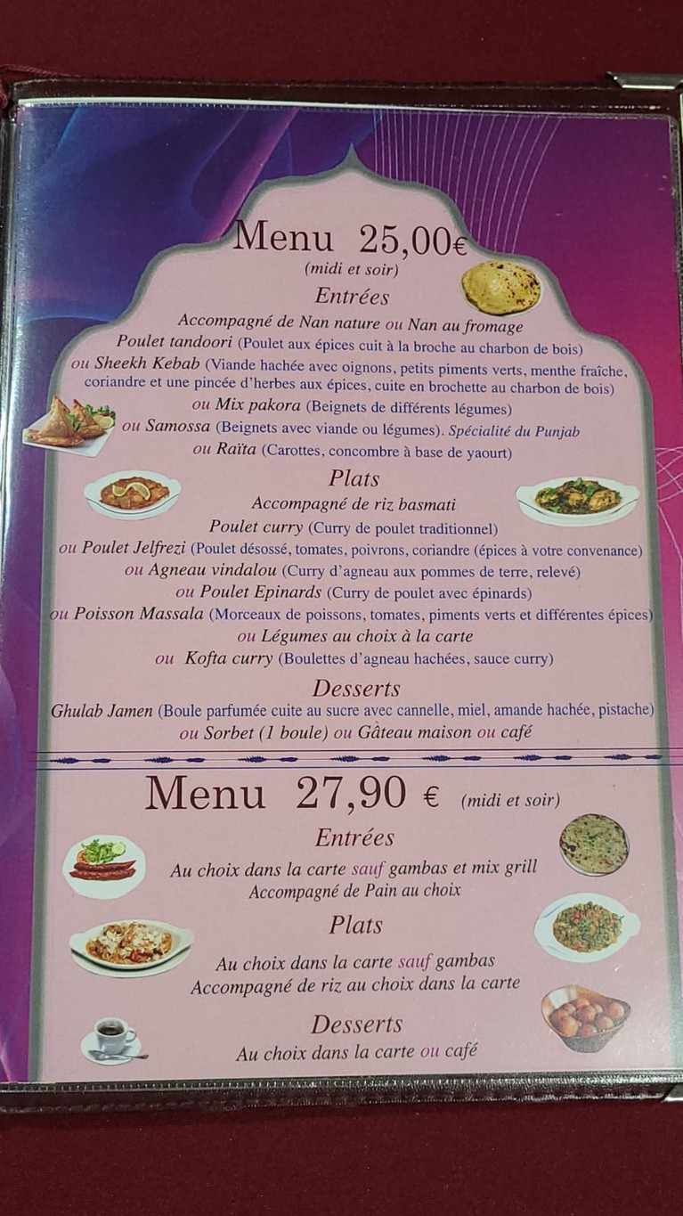 Le Punjab menu 3