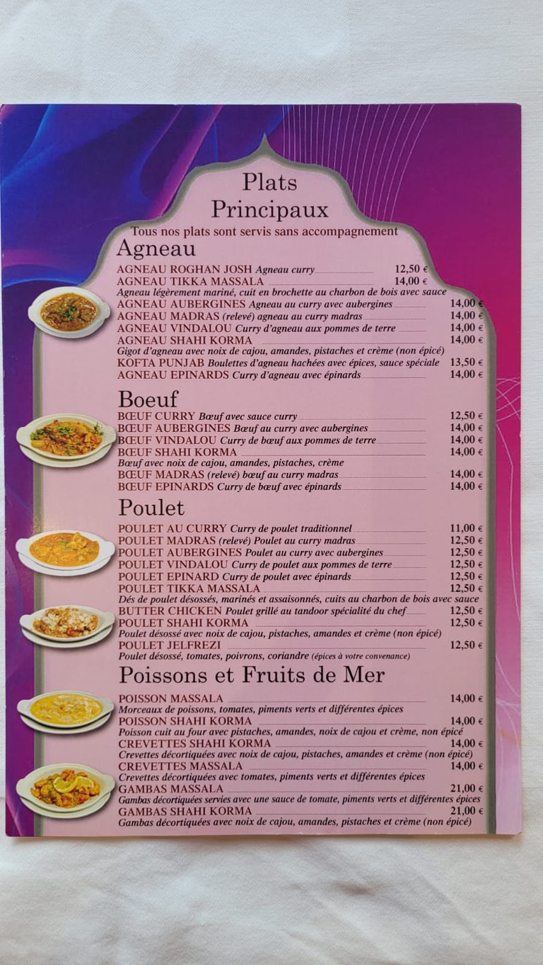 Le Punjab menu 5