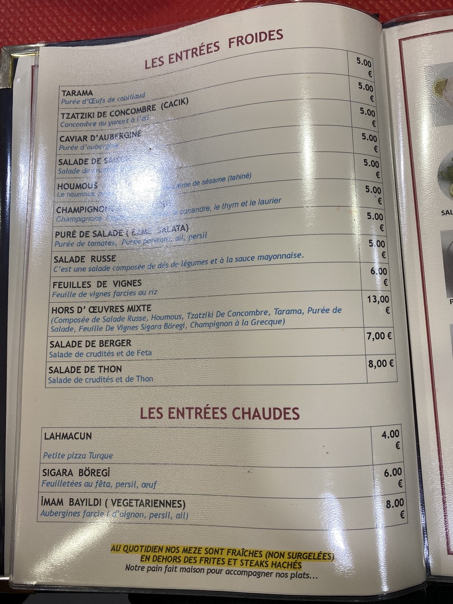 Grill Dehliz menu 2