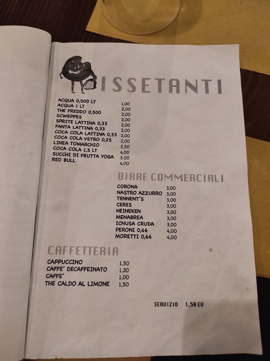Focacciotto menu 5