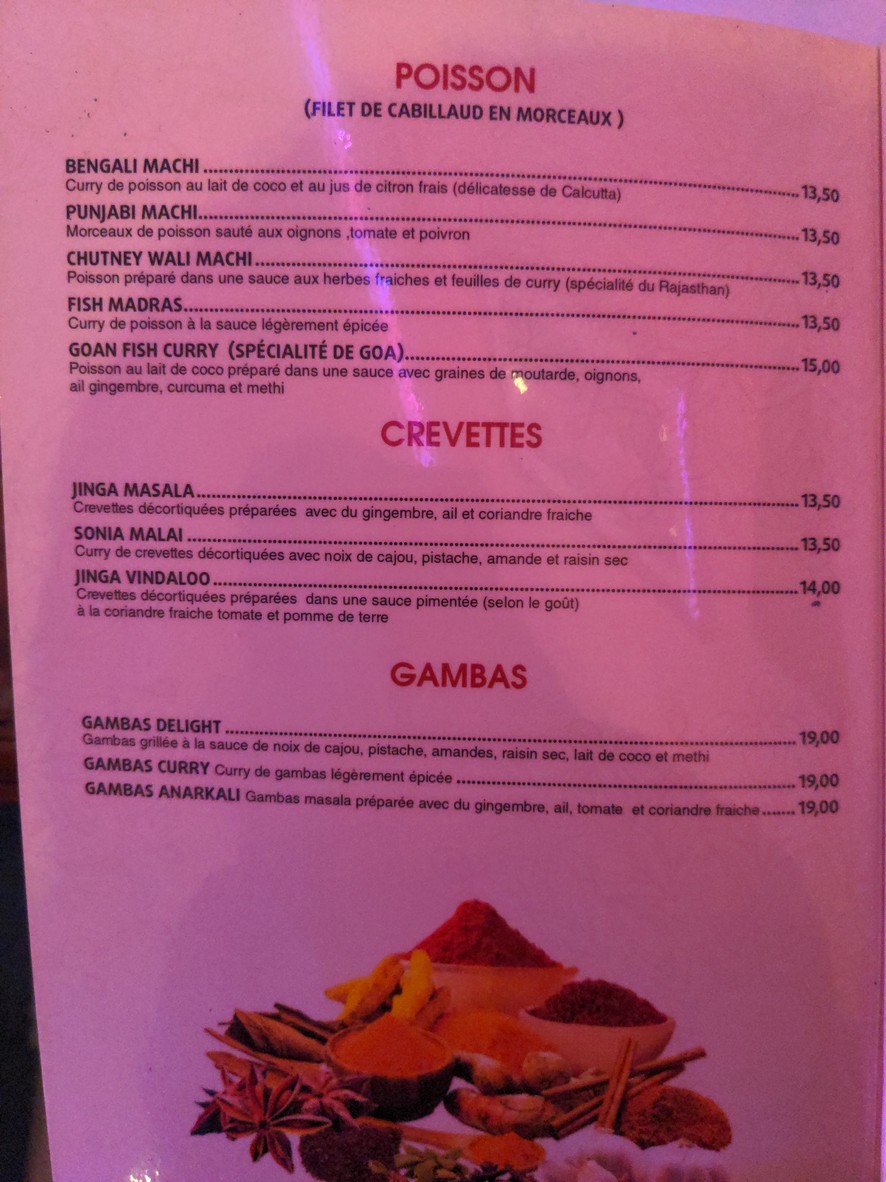 Le Rajasthan menu 3