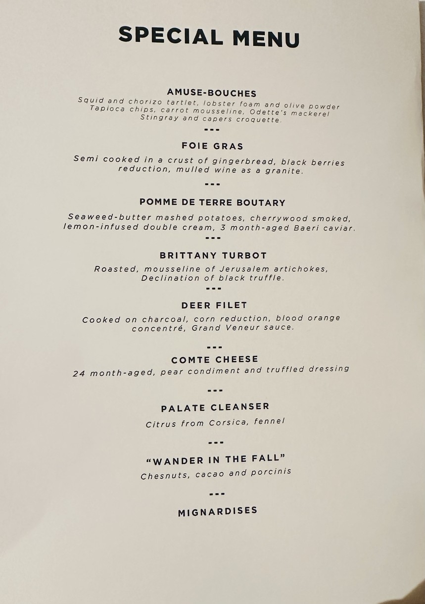 Boutary menu 4