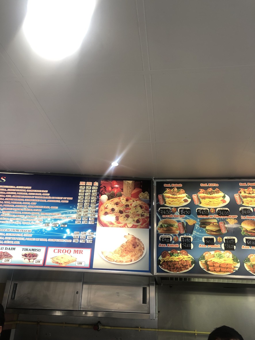 Au Régal Paris menu 1