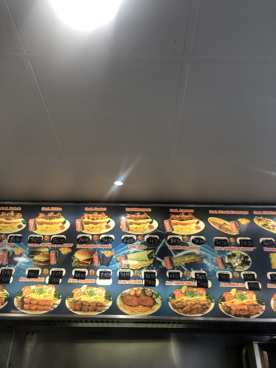 Au Régal Paris menu 2