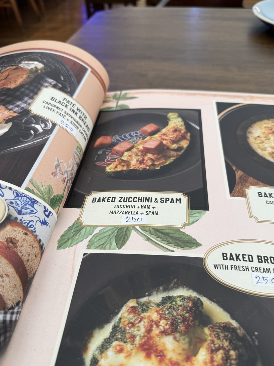 a fox princess KITCHEN/ Central Chidlom menu 2
