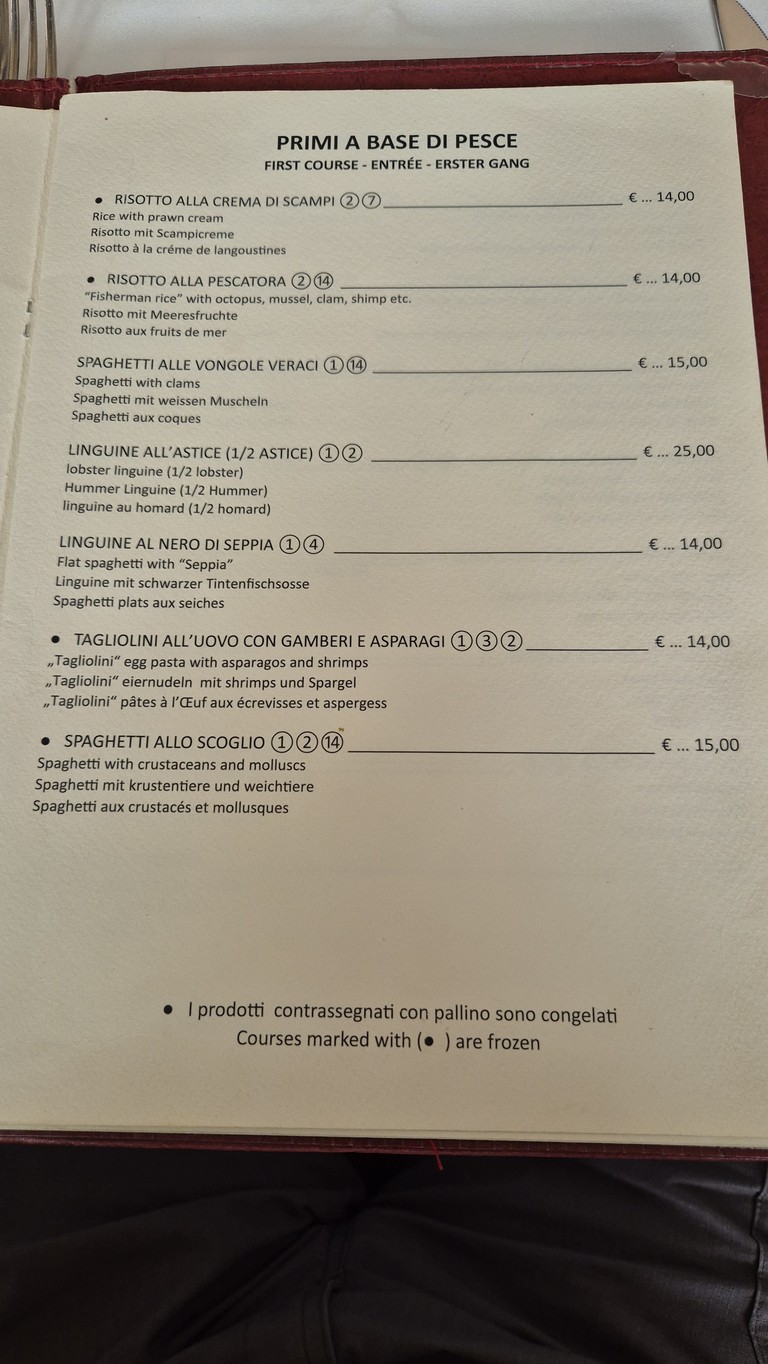 Ristorante Leonetti menu 4