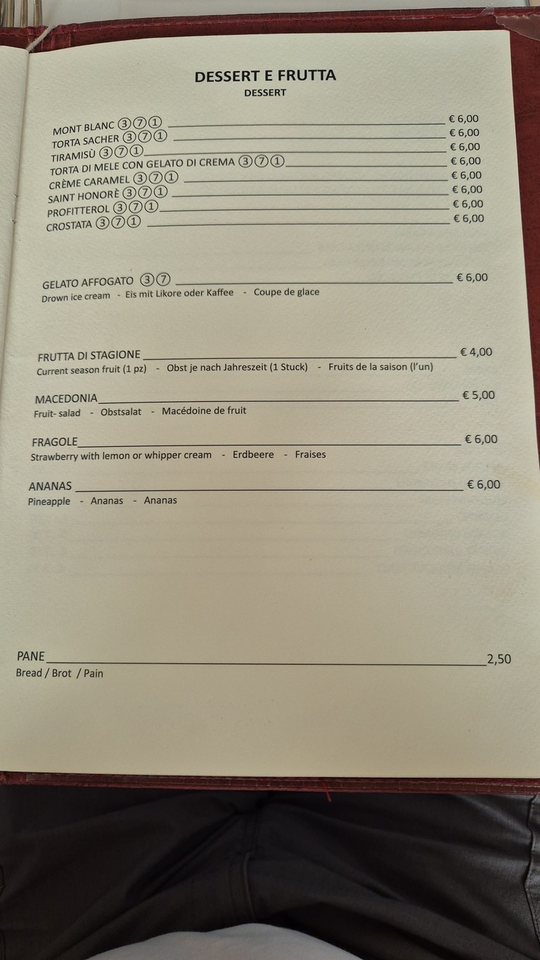 Ristorante Leonetti menu 8