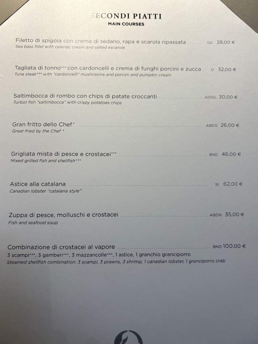 Ristorante Crab menu 5