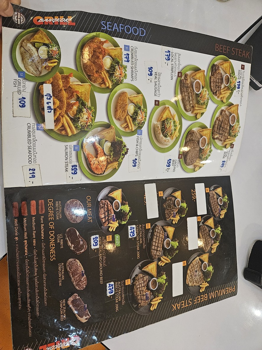 Bangkok Grill (Sathon 11) menu 2