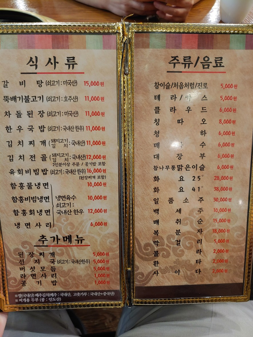 Gangnam Suratgan menu 2