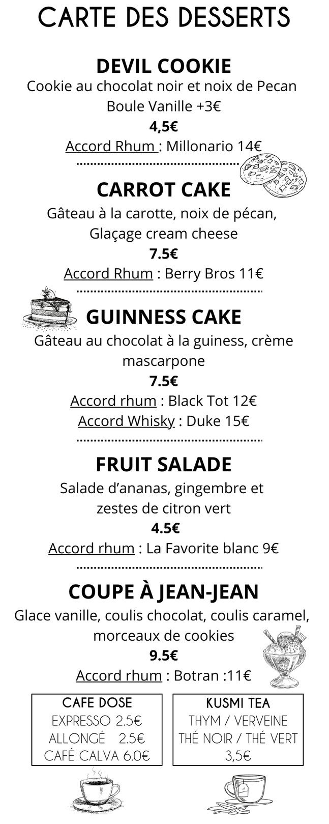 Melt menu 1