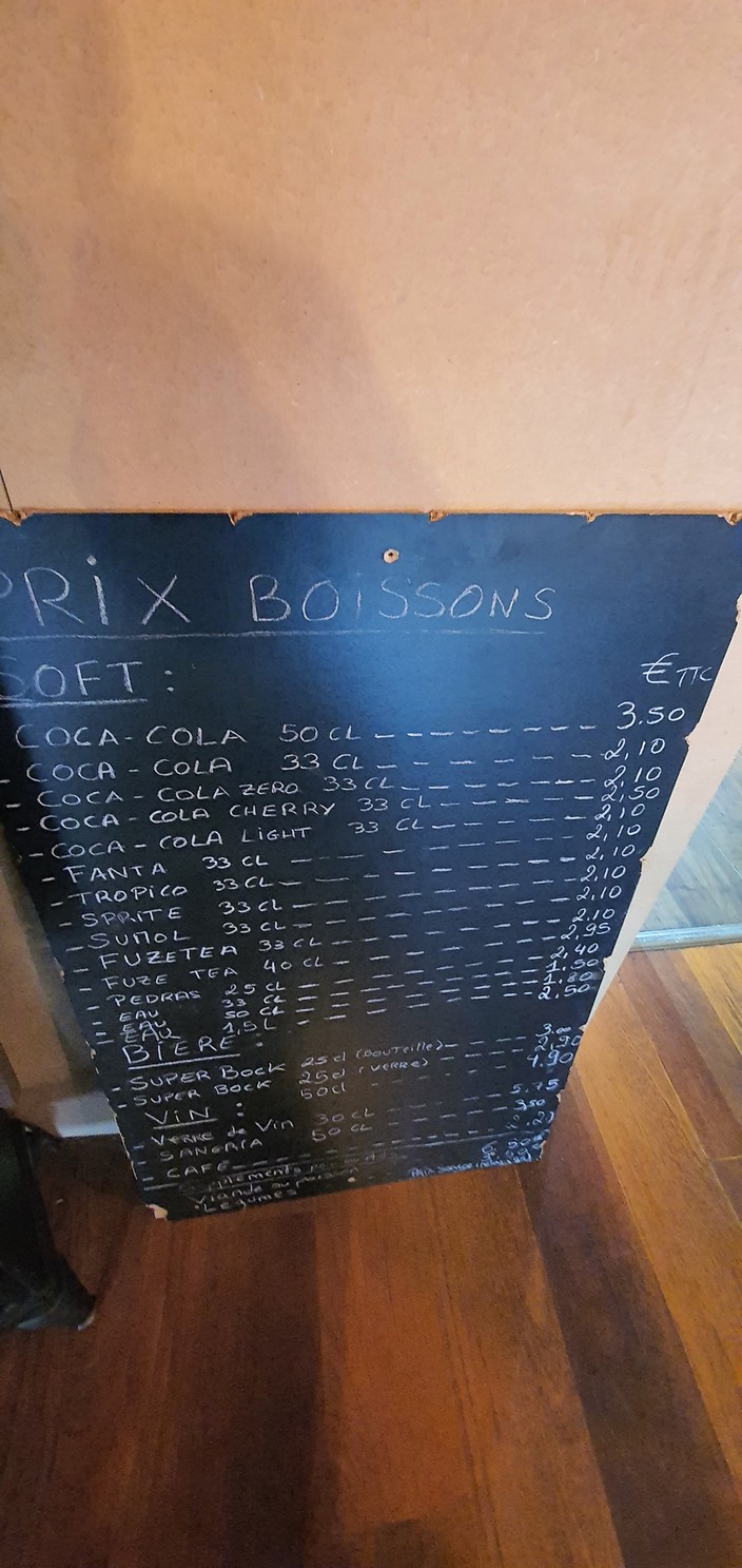 Porto Traiteur Portuguais menu 3