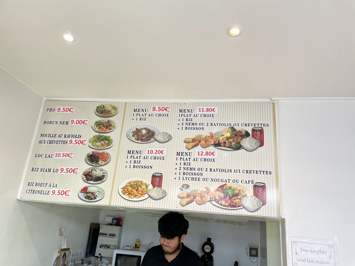 Angkor Délices menu 1