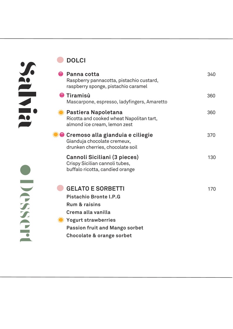 Salvia menu 3