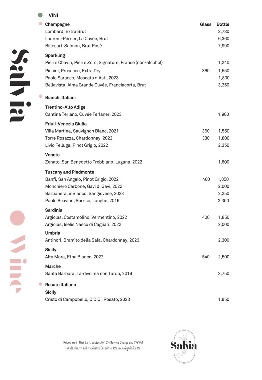 Salvia menu 5