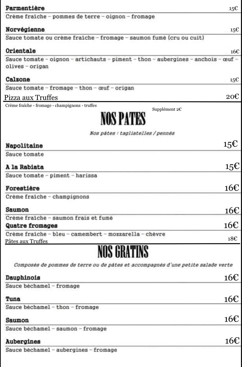 Ha' la vie kosher menu 4