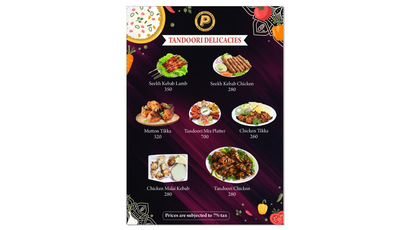 PAPAJI BANGKOK menu 3