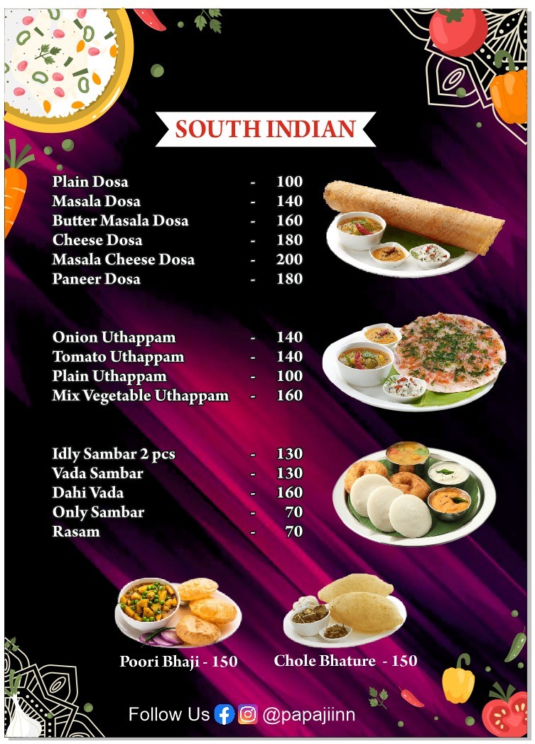 PAPAJI BANGKOK menu 7