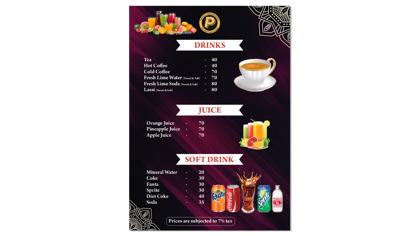 PAPAJI BANGKOK menu 9