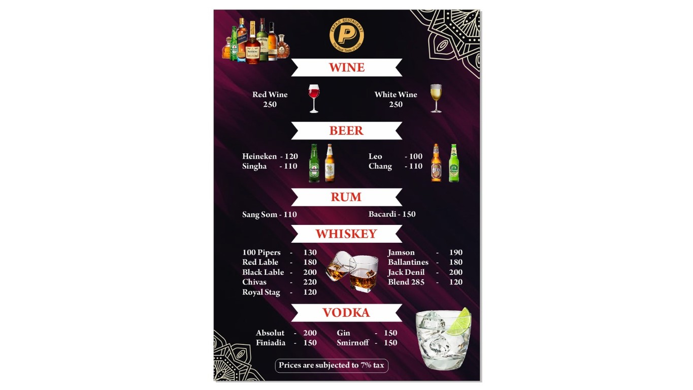 PAPAJI BANGKOK menu 10