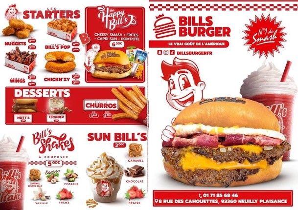 Bill's Burger Paris 18 (Métro Simplon)