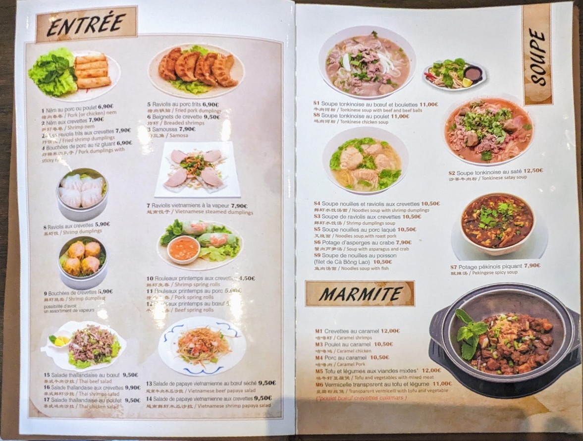 Đông Phat menu 1
